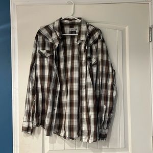 Men’s plaid Urban Pipeline XL button down